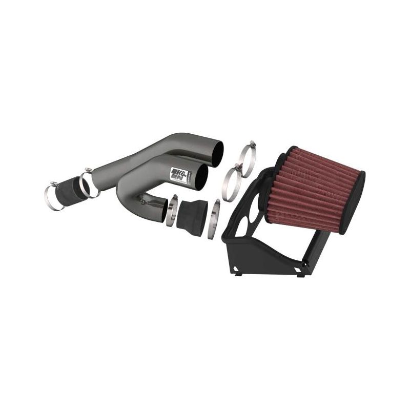 K&N 2015-2024 Ford F-150 3.5L V6 Performance Air Intake System