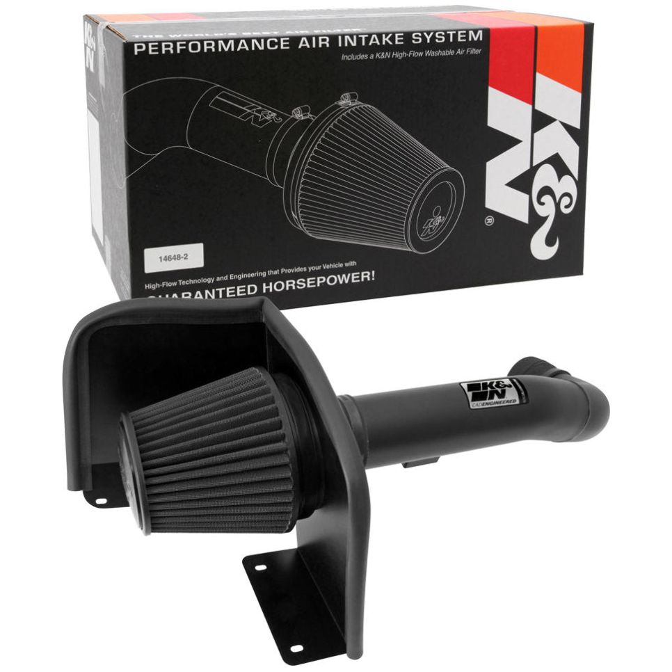 K&N 09-13 Chevy Silverado 1500/Avalanche/Suburban / 09-13 GMC Yukon Black Perf Intake Kit