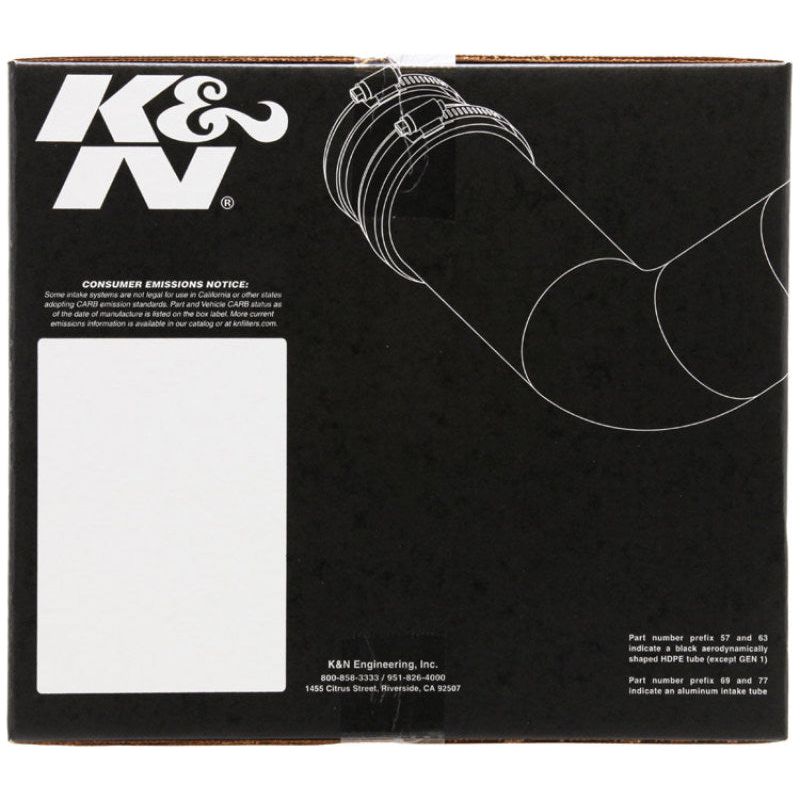 K&N 19-20 Jeep Cherokee V6-3.2L Aircharger Performance Intake
