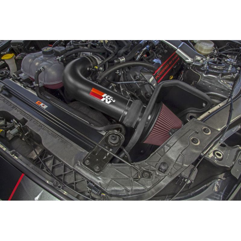K&N 2016-2017 Ford Mustang Shelby 5.2L V8 Typhoon Cold Air Intake System