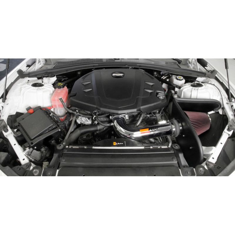 K&N 16-17 Chevy Camaro 3.6L Silver Typhoon Short Ram Intake