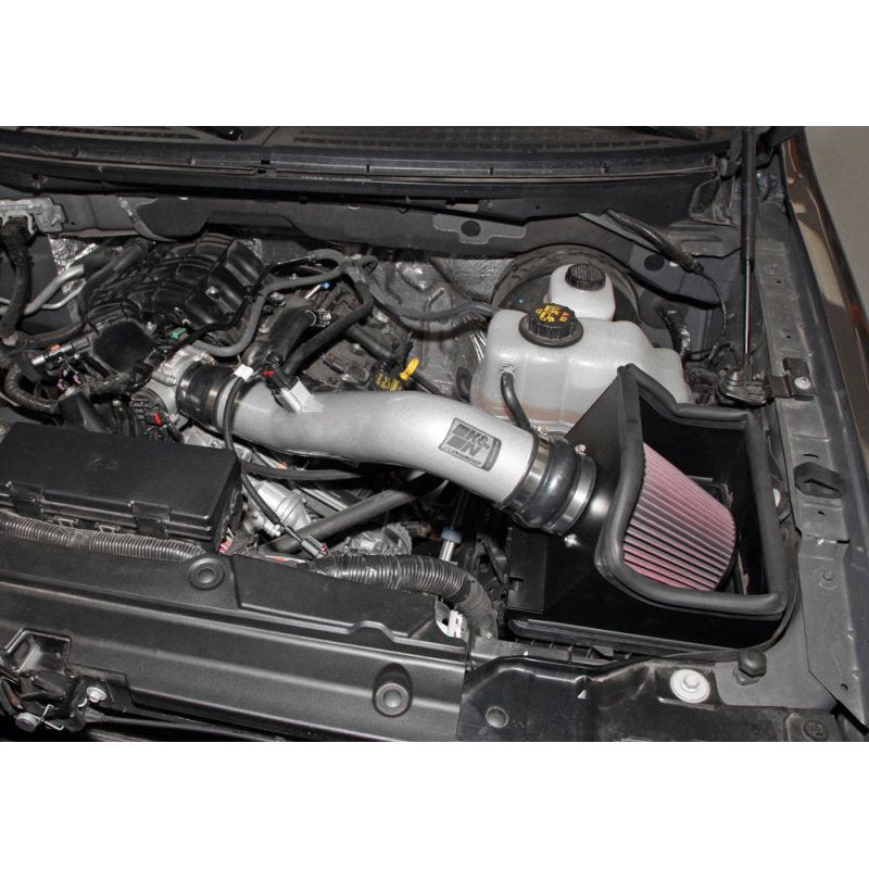 K&N 11-13 Ford Edge 3.5/3.7L-V6 Silver High Flow Performance Kit