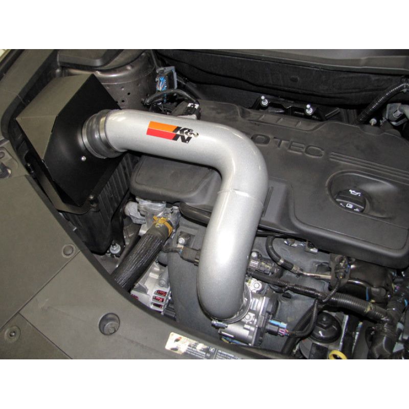 K&N 10 GMC Terrain / 10 Chevy Equinox 2.4L-L4 Silver High Flow Performance Kit
