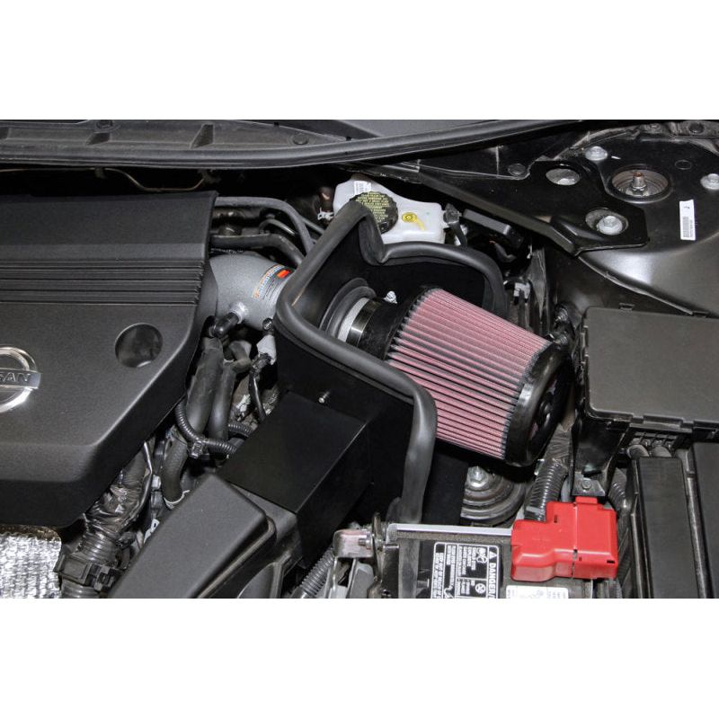 K&N 69 Series Typhoon Performance Intake Kit - Silver for 13-14 Nissan Altima 2.5L L4