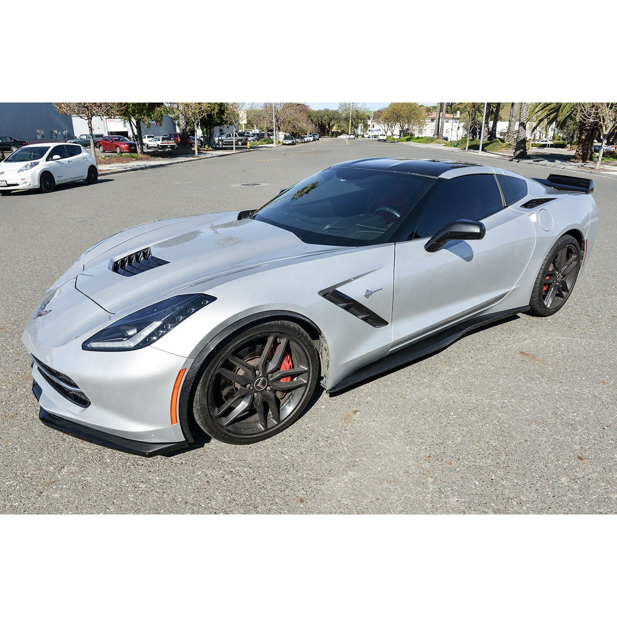 2014+ Chevrolet Corvette C7 - Stage 3.5 Front Splitter + Side Skirts