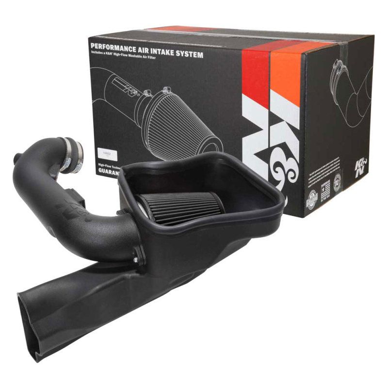 K&N 18-23 Ford Mustang GT 5.0L V8 F/I Dryflow Performance Air Intake System