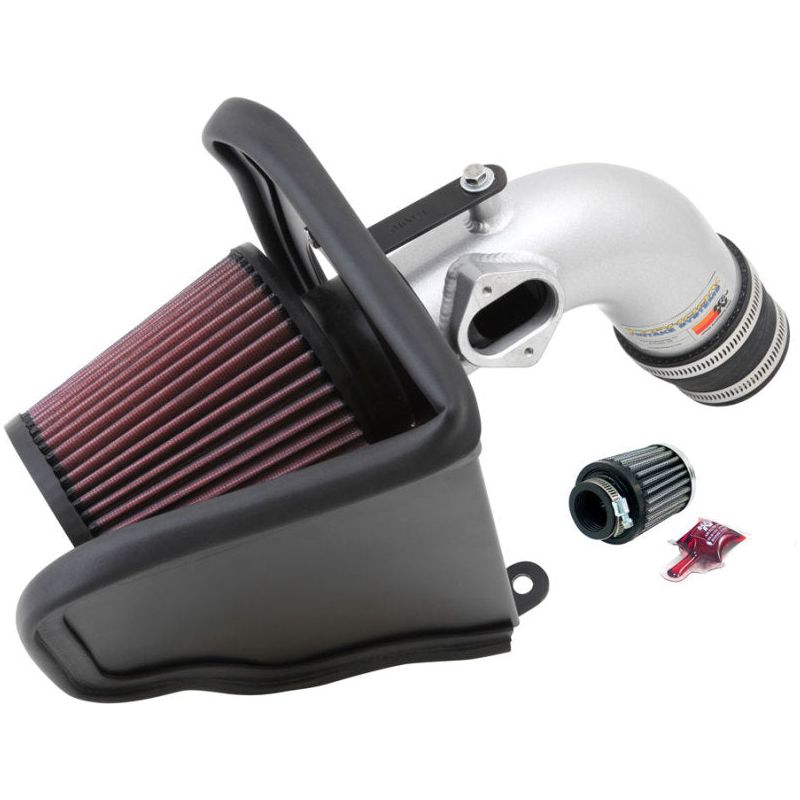 K&N 12 Chevy Sonic 1.8L Silver Typhoon Cold Air Intake
