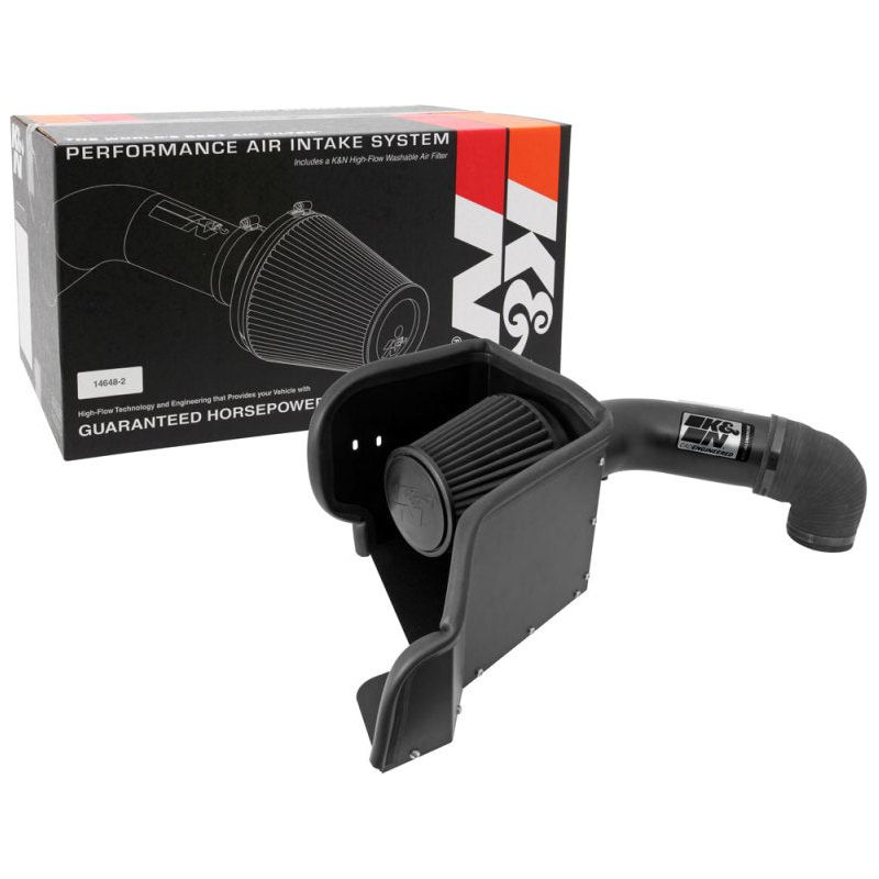 K&N 09-13 Dodge Ram 1500 Pickup 5.7L V8 / 11-13 Ram 1500 5.7L V8 Black Performance Intake Kit