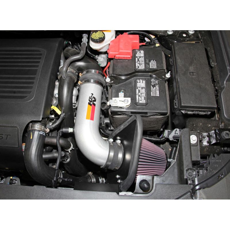 K&N 11 Ford Taurus SHO 3.5L V6 Silver Typhoon Cold Air Intake