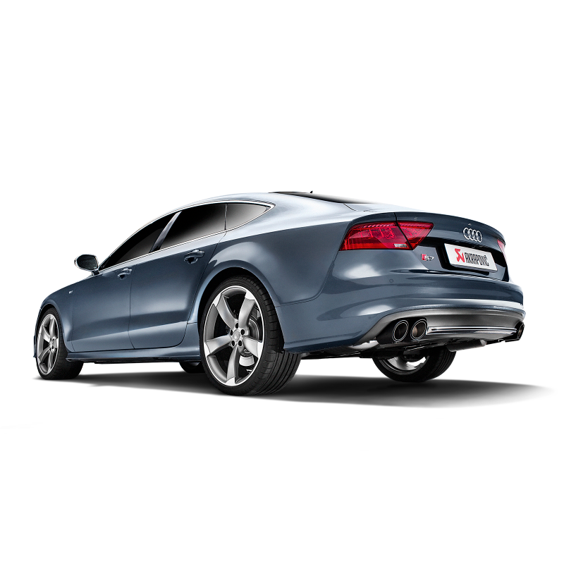 Akrapovic 13-17 Audi S6 Avant/Limousine (C7) Evolution Line Cat Back (Titanium) w/ Carbon Tips