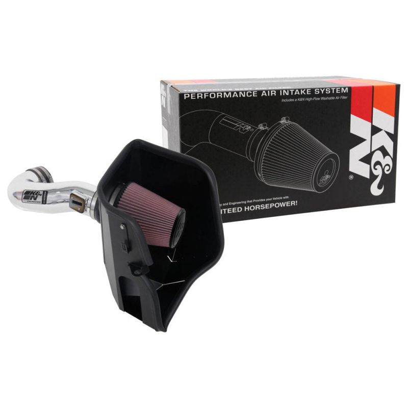 K&N 2019 Chevy Silverado / GMC Sierra 1500 V8-5.3/6.2L Performance Air Intake Kit