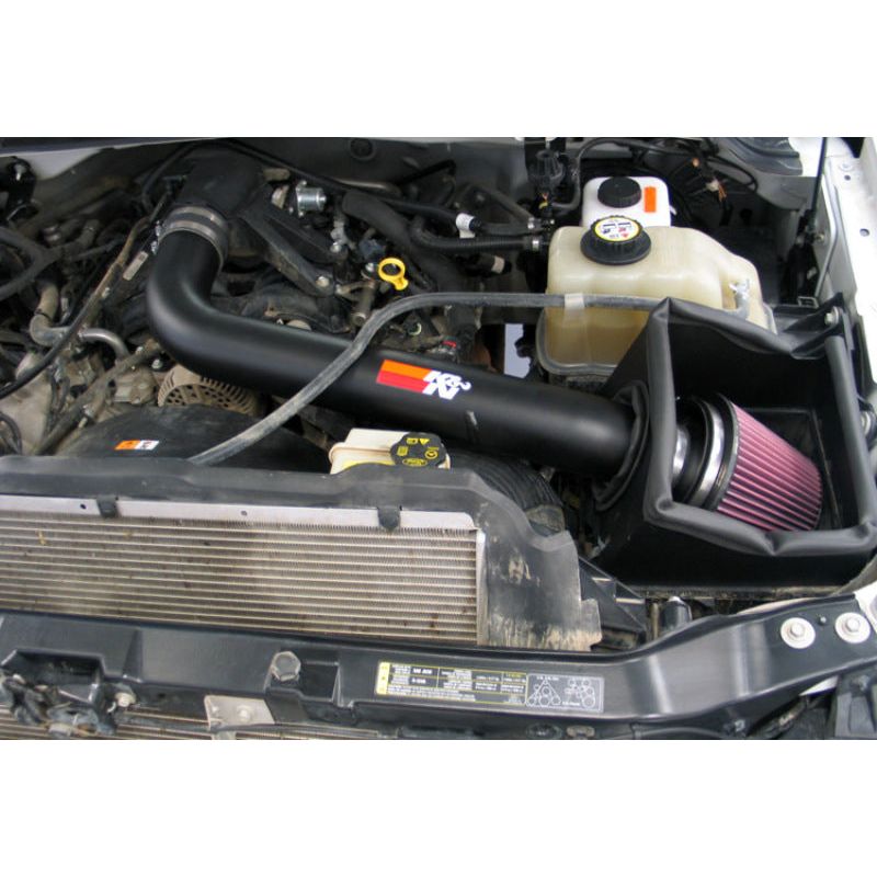 K&N 07-08 Ford F250 SD V8-5.4L Black High Flow Performance Kit