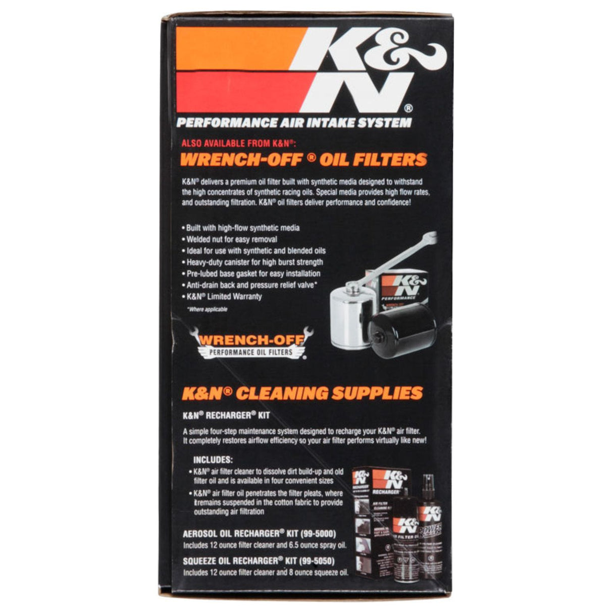 K&N Street Metal Intake System for 12-16 Harley Davidson Road King 103cl Side Draft Touring