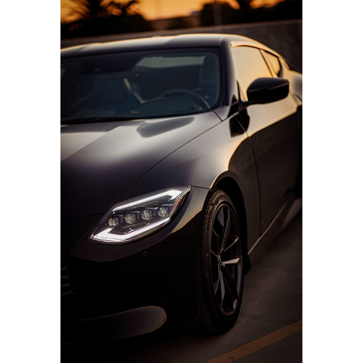 23-24 Nissan Z - Alpharex NOVA-Series LED Projector Headlights Alpha-Black