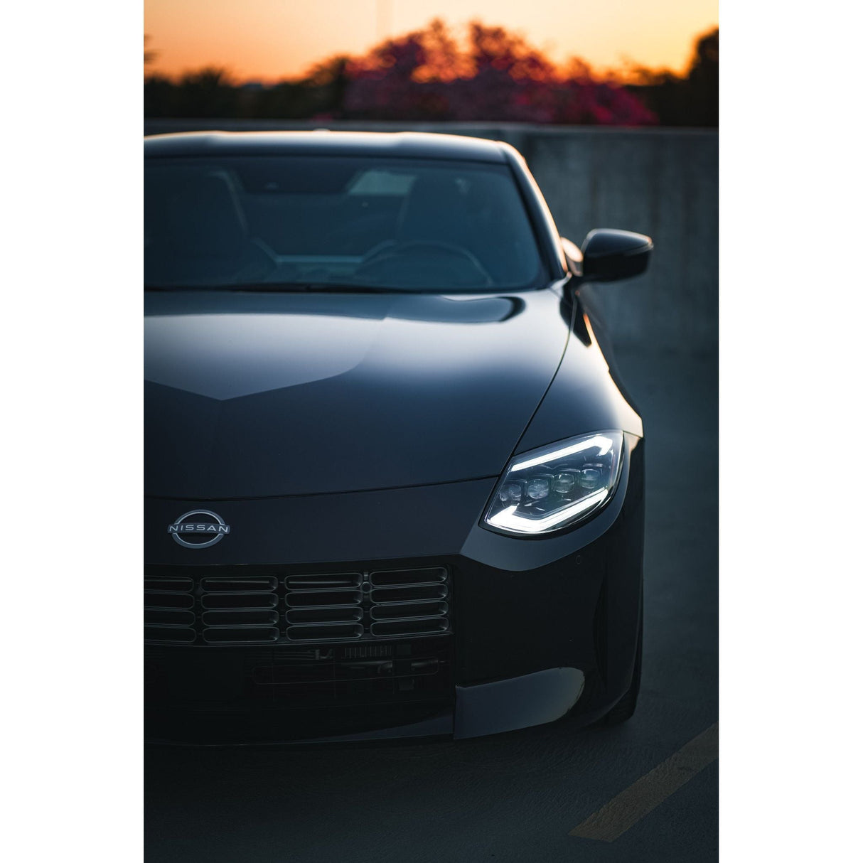 23-24 Nissan Z - Alpharex NOVA-Series LED Projector Headlights Alpha-Black