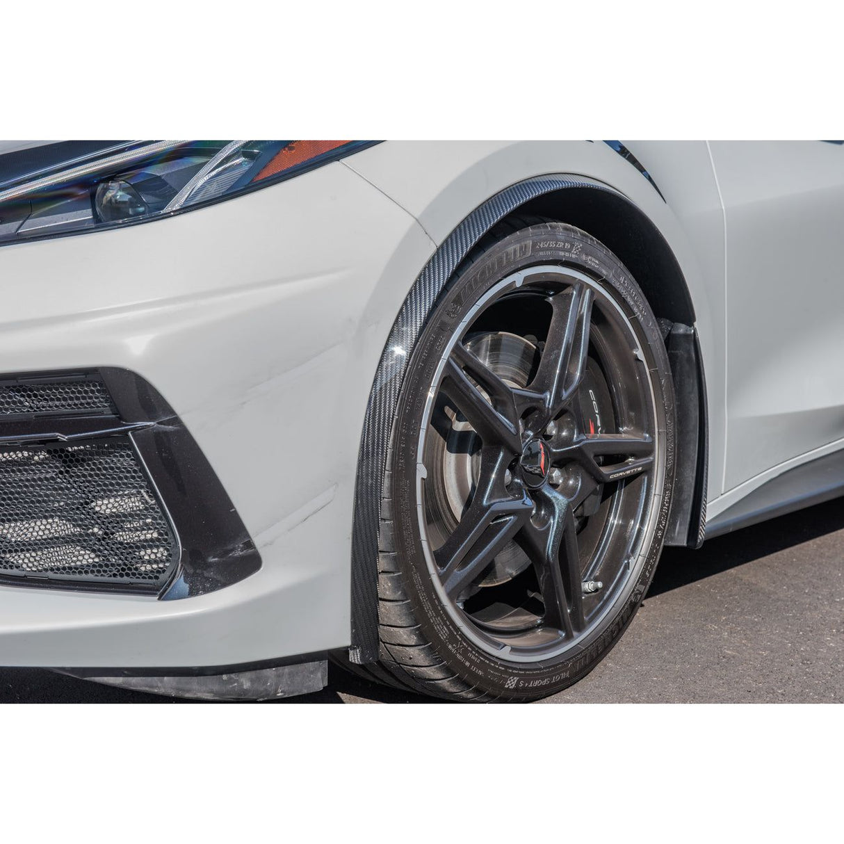 2020-2025 Chevrolet Corvette C8 Carbon Fiber Fender Flares- Front and Rear