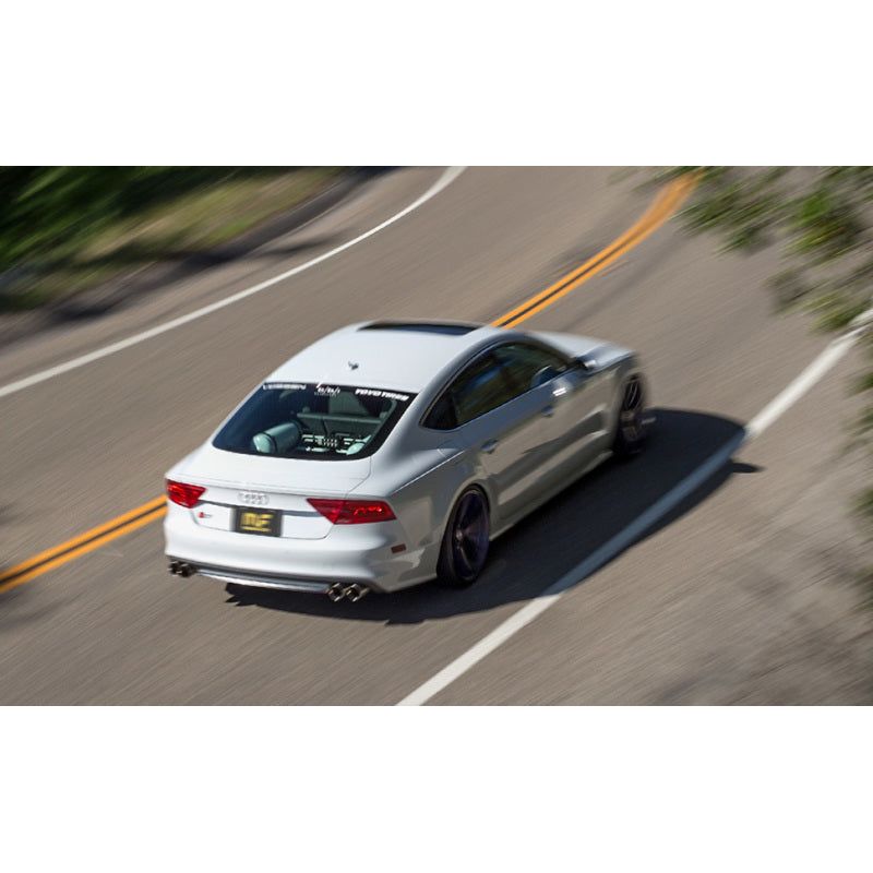 MagnaFlow CatBack 18-19 Audi A5 Dual Exit Polished Stainless Exhaust - 3in Main Piping Diameter