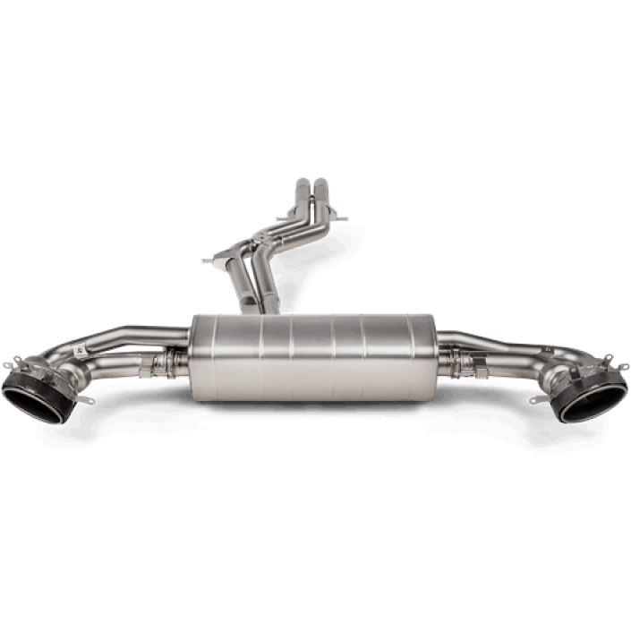 Akrapovic 2020+ Audi RS Q8 (M4) Evolution Line Cat Back (Titanium) w/Carbon Fiber/Titanium Tips - NP Motorsports