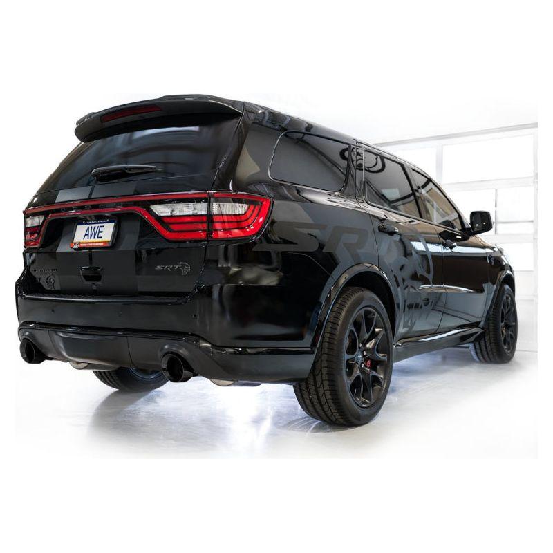 AWE Tuning 18-23 Dodge Durango SRT & Hellcat Track Edition Exhaust - Diamond Black Tips - NP Motorsports