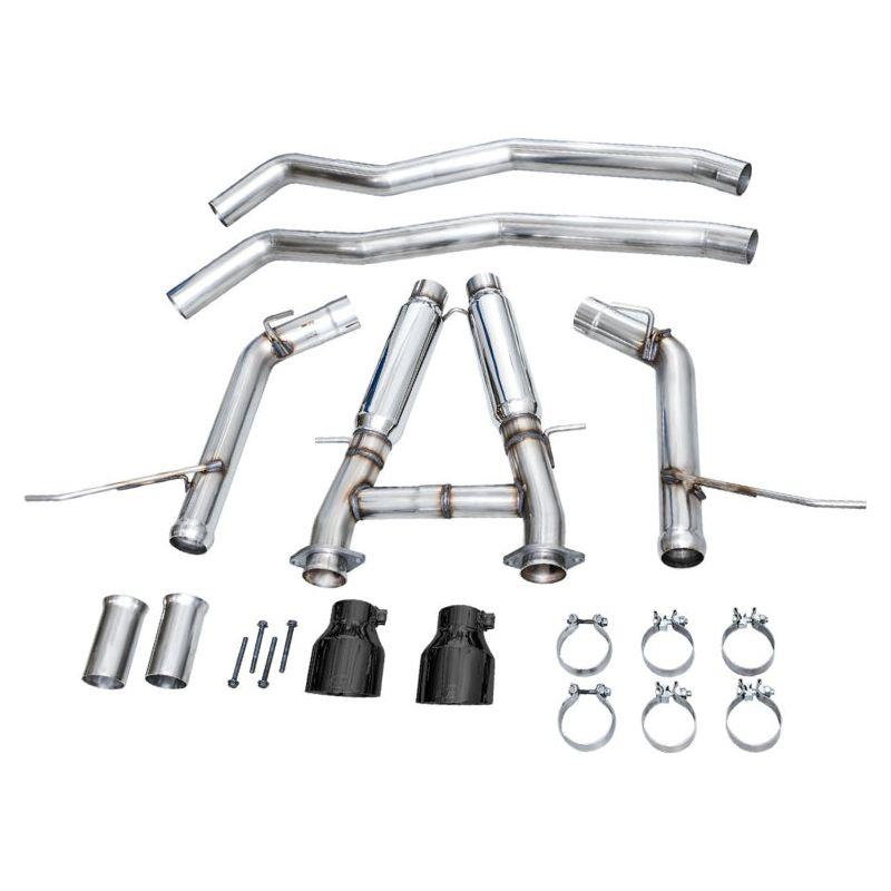 AWE Tuning 18-23 Dodge Durango SRT & Hellcat Track Edition Exhaust - Diamond Black Tips - NP Motorsports