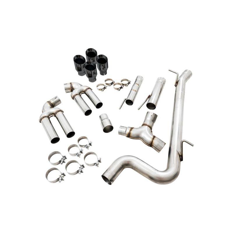 AWE Tuning Audi 8V S3 Track Edition Exhaust w/Diamond Black Tips 102mm - NP Motorsports