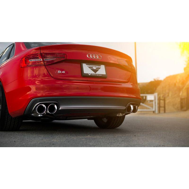 AWE Tuning Audi B8.5 S4 3.0T Touring Edition Exhaust System - Chrome Silver Tips (102mm) - NP Motorsports