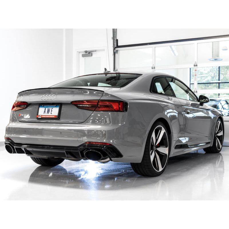 AWE Tuning Audi B9 RS5 Touring Edition Exhaust - w/ Diamond Black RS Tips - NP Motorsports