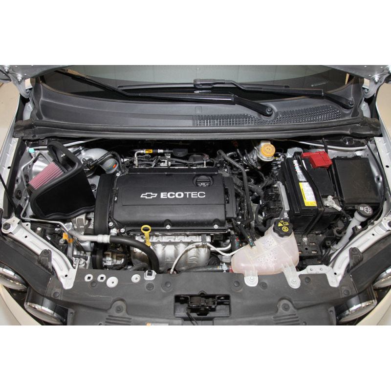 K&N 12 Chevy Sonic 1.8L Silver Typhoon Cold Air Intake