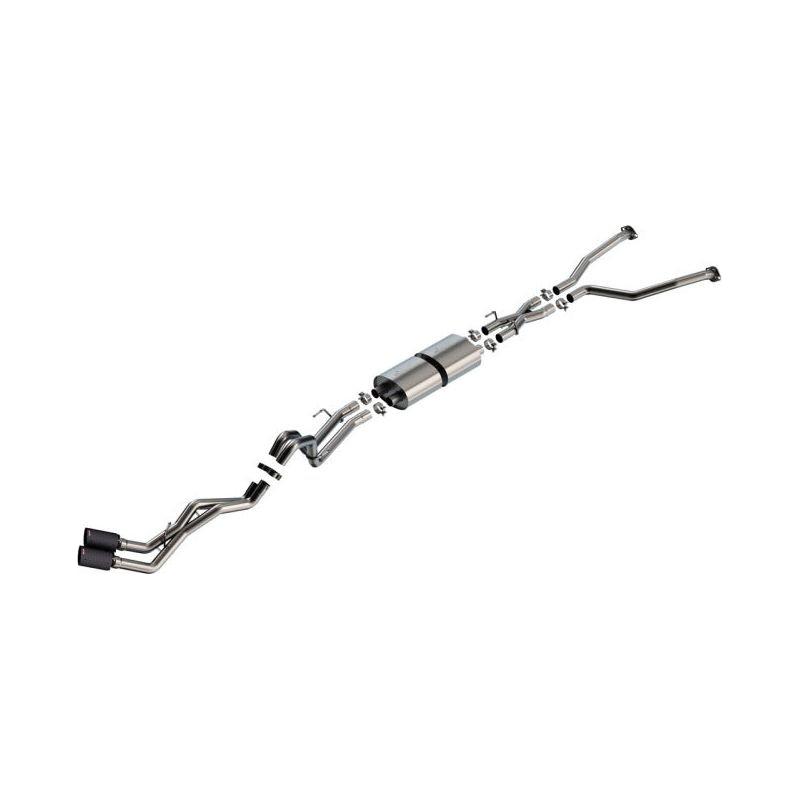 Borla 22-24 Toyota Tundra 3.4L V6 (Inc. Hyb.) Ext. Cab/STD Bed/145.7in WB ATAK Cat-Back - Carbon - NP Motorsports