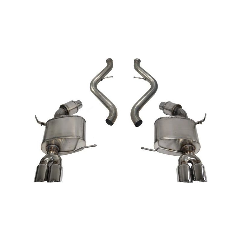 Corsa 08-12 BMW M3 Convertible E93 Polished Sport Cat-Back Exhaust - NP Motorsports