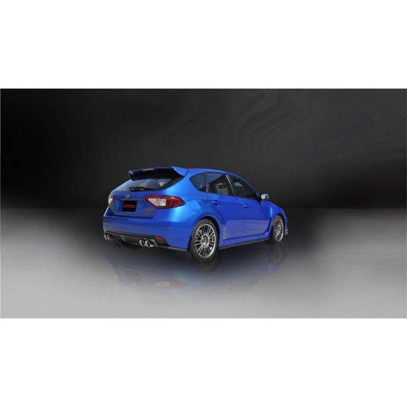 Corsa 08-13 Subaru Impreza Hatchback STI 2.5L Turbo Manual Polished Sport Cat-Back Exhaust - NP Motorsports