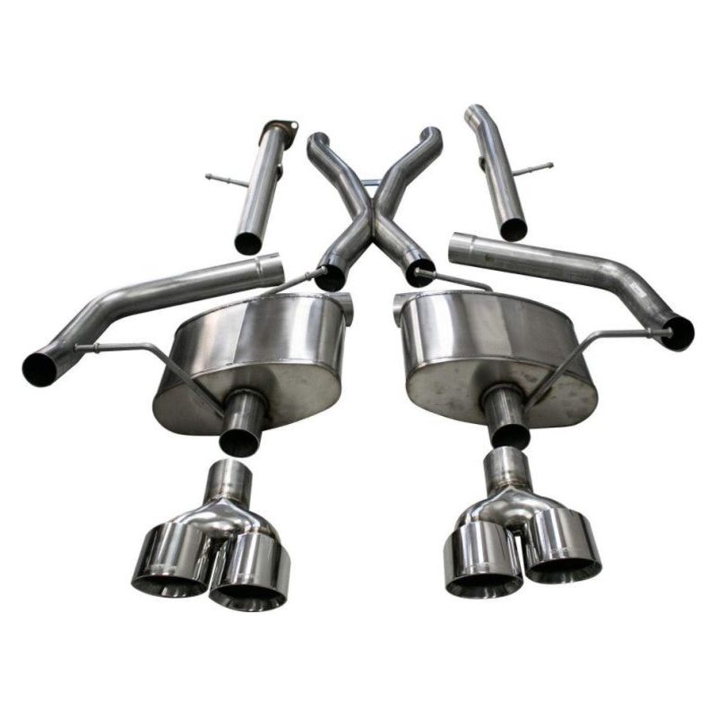 Corsa 18-20 Jeep Grand Cherokee TrackHawk 6.2L Xtreme Cat-Back Dual Rear Exit w/4.5in Polished Tips - NP Motorsports