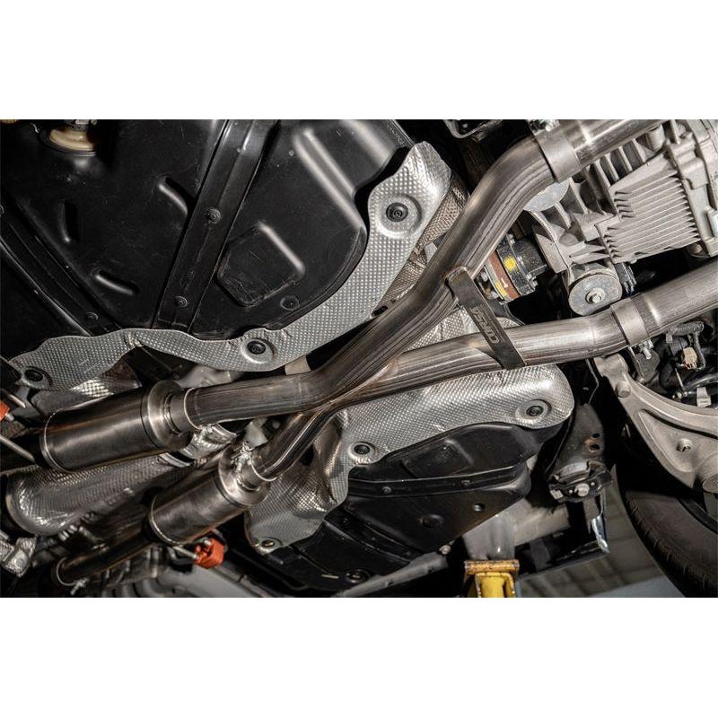 Corsa 18-22 Dodge Durango SRT 392 Cat-Back 2.75in Dual Rear Exit Sport 4.5in Black PVD Tips - NP Motorsports