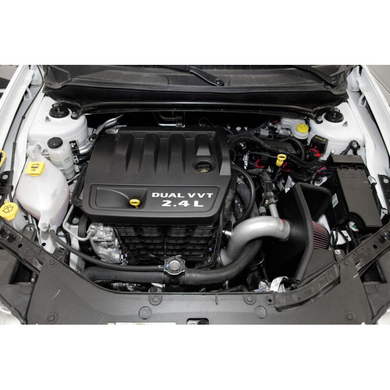K&N 69 Series Typhoon Performance 13 Chrysler/Dodge 200/Avenger 2.4L Silver Cold Air Intake Kit