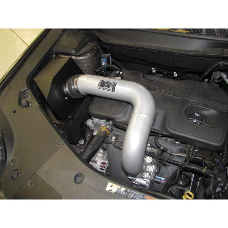 K&N 10 GMC Terrain / 10 Chevy Equinox 2.4L-L4 Silver High Flow Performance Kit