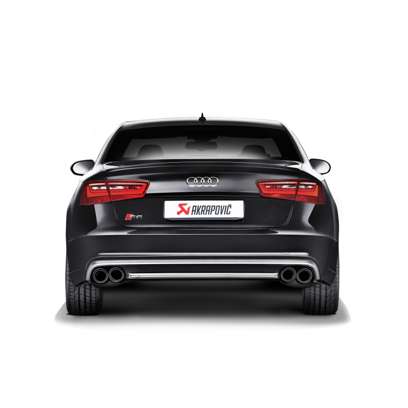 Akrapovic 13-17 Audi S6 Avant/Limousine (C7) Evolution Line Cat Back (Titanium) w/ Carbon Tips
