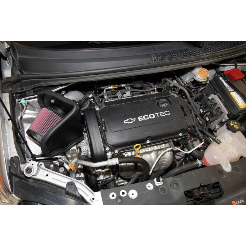 K&N 12 Chevy Sonic 1.8L Silver Typhoon Cold Air Intake