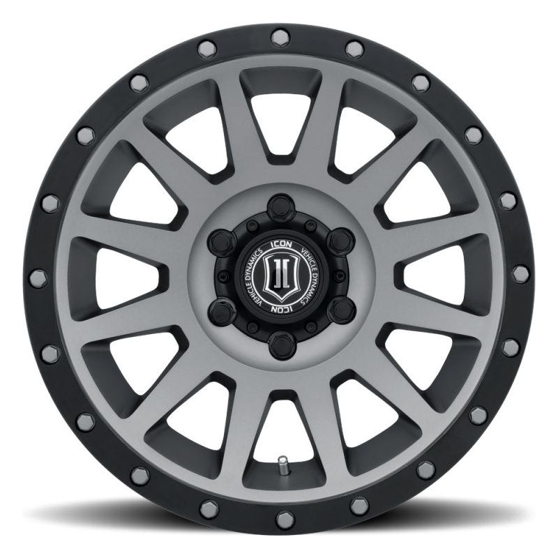 ICON Compression 17x8.5 6x5.5 0mm Offset 4.75in BS 106.1mm Bore Titanium Wheel - NP Motorsports