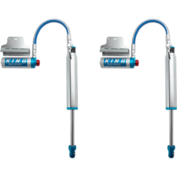 King Shocks 2005+ Toyota Tacoma (6 Lug) Rear 2.5 Dia Remote Reservoir Shock w/Adjuster (Pair) - NP Motorsports