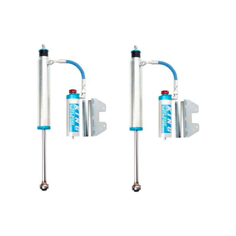 King Shocks 2007+ Toyota Tundra Rear 2.5 Dia Remote Reservoir Shock w/Adjuster (Pair) - NP Motorsports