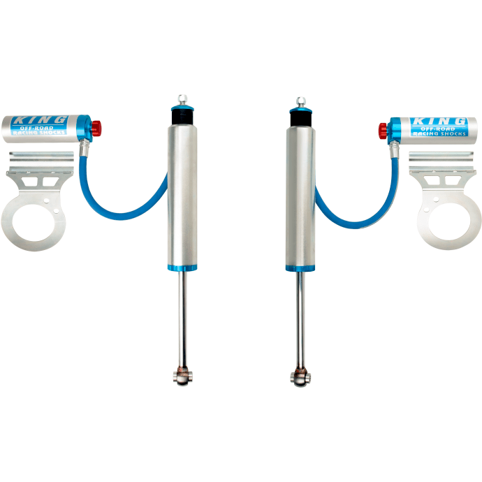King Shocks 2014+ Ram 2500 4WD Front 2.5 Dia Piggy Hose Shock w/Adjuster (Pair) - NP Motorsports