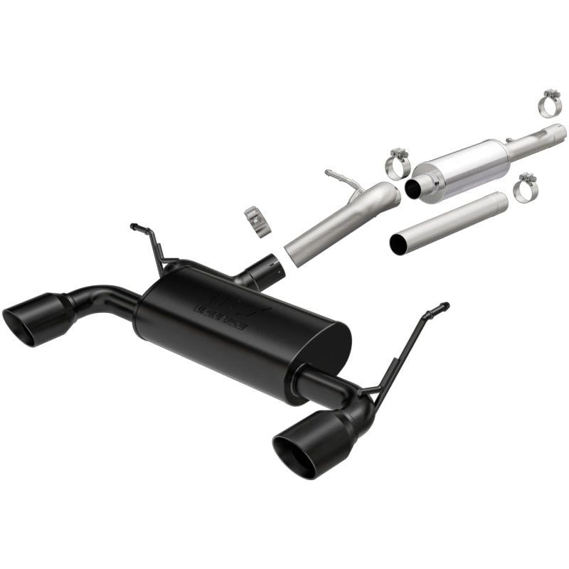 MagnaFlow 2018+ Jeep Wrangler 3.6L 409 SS Dual Split Rear Exit Black Tips Cat-Back Exhaust - NP Motorsports
