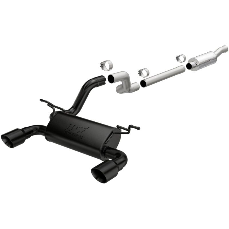 MagnaFlow 2018+ Jeep Wrangler 3.6L 409 SS Dual Split Rear Exit Black Tips Cat-Back Exhaust - NP Motorsports
