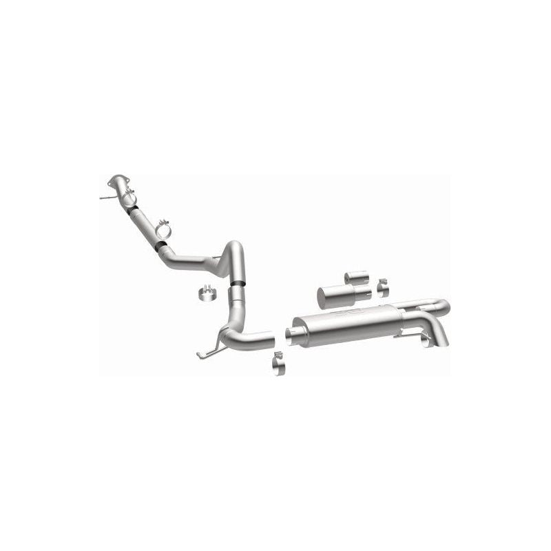 MagnaFlow 2021 Ford Bronco Overland Series Cat-Back Exhaust w/ Single Straight Driver Exit- No Tip - NP Motorsports