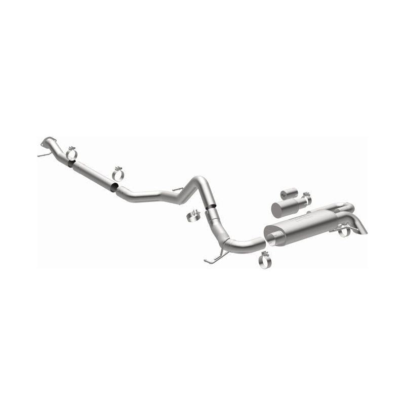 MagnaFlow 2021 Ford Bronco Overland Series Cat-Back Exhaust w/ Single Straight Driver Exit- No Tip - NP Motorsports