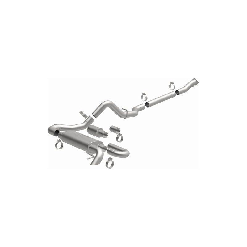 MagnaFlow 2021 Ford Bronco Overland Series Cat-Back Exhaust w/ Single Straight Driver Exit- No Tip - NP Motorsports