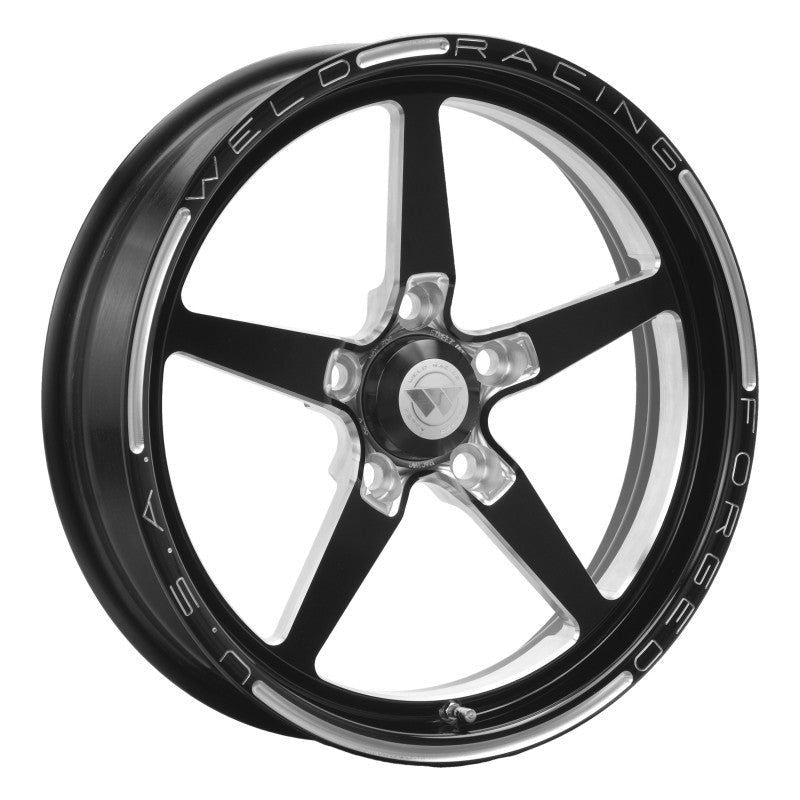 Weld Alumastar 1-Piece 17x4.5 / 5x4.75 BP / 2.25in. BS Black Wheel - Non-Beadlock - NP Motorsports