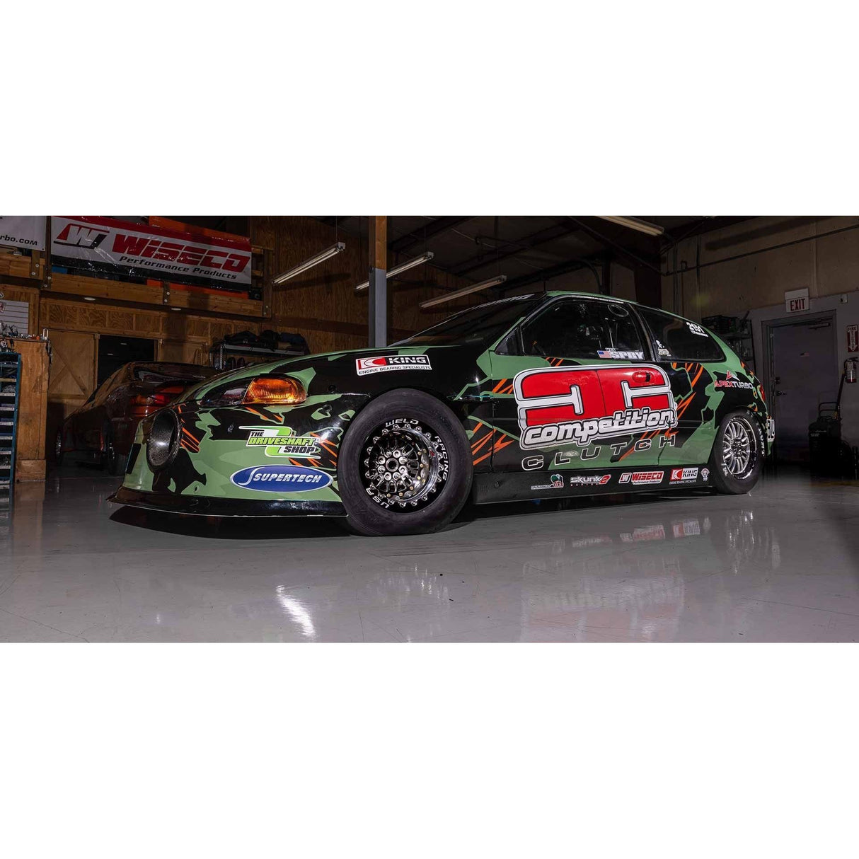 Weld Tuner Import 15x7 / 4x100mm BP / 5in. BS Black CTR Black Single Beadlock MT - NP Motorsports