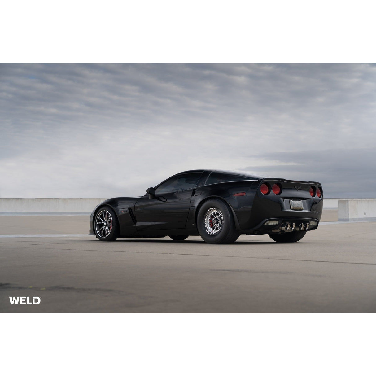 Weld Vitesse 15x10 / 5x4.75 BP / 7.5in. BS Black Wheel - Black Single Beadlock MT - NP Motorsports