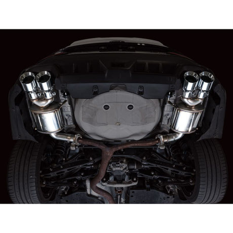 AWE Tuning 22-25 Subaru VB WRX Touring Edition Axleback Exhaust - Chrome Silver Tips
